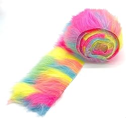 Craft Faux Fur Fabric Pre Cut Rolls - 4"x60" Fur