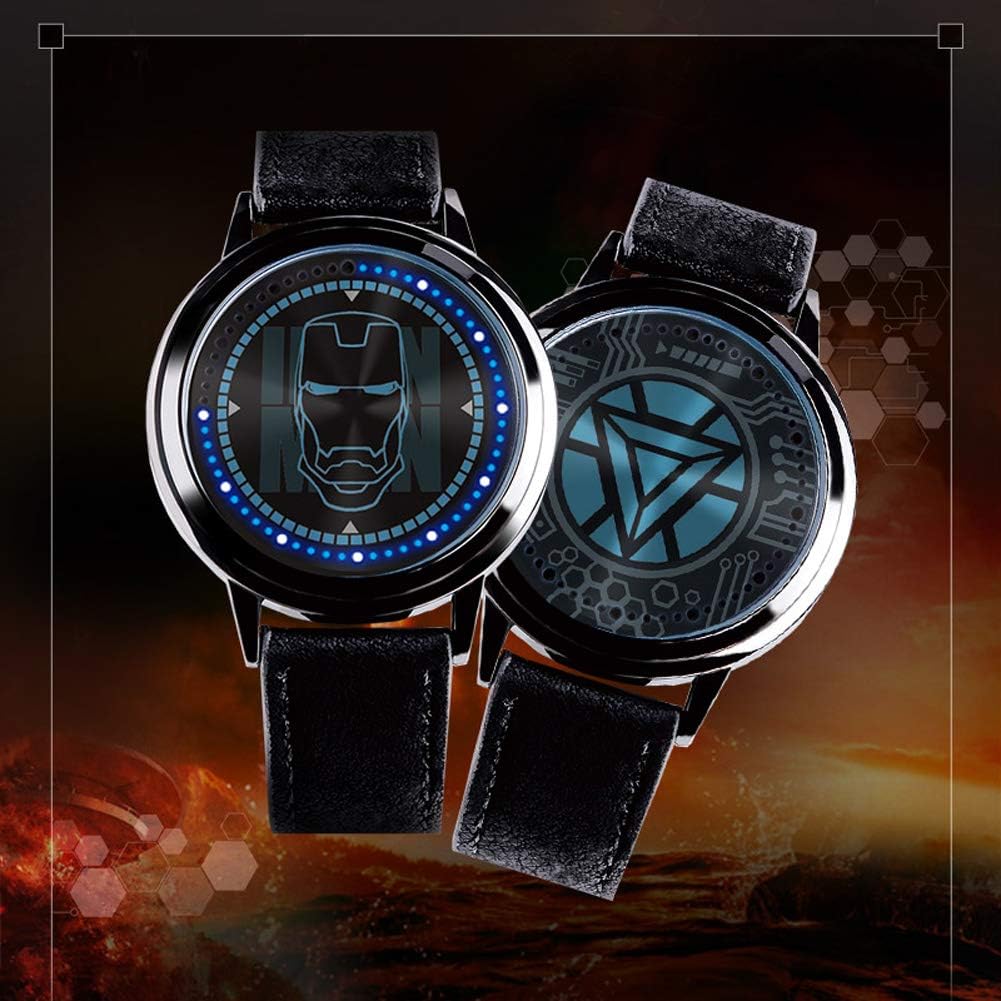 Amazon Co Jp Jks トニー スターク コスプレ 腕時計 Tony Stark Led ウォッチ ファション 発光 アイアンマン デジタルタッチスクリーンウォッチ グッズ 道具 小物 クリスマス ハロウィン イベント 大人 学生 プレゼント ホビー