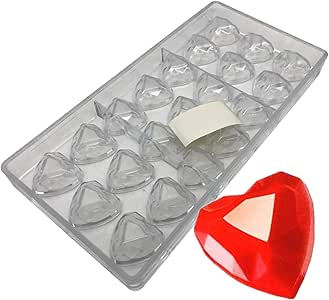 Molde De Silicona Para Hornear, Molde De Chocolate Con Forma De Corazón