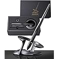Novium Hoverpen 2.0 Interstellar Edition - Space Black, Unisex, Ballpoint Pen, 23.5 Degree Angle, Schmidt Ballpoint Refill, No Spills, No Spotting, No Explosions
