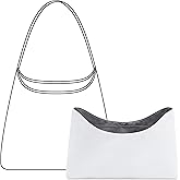 FANJI Project Handbag Organizer Insert for Bohème Hobo Bag, Custom Fit Inside Premium Slate Gray Lightweight WaterResistant Purse Insert with Cup Holder Accessories