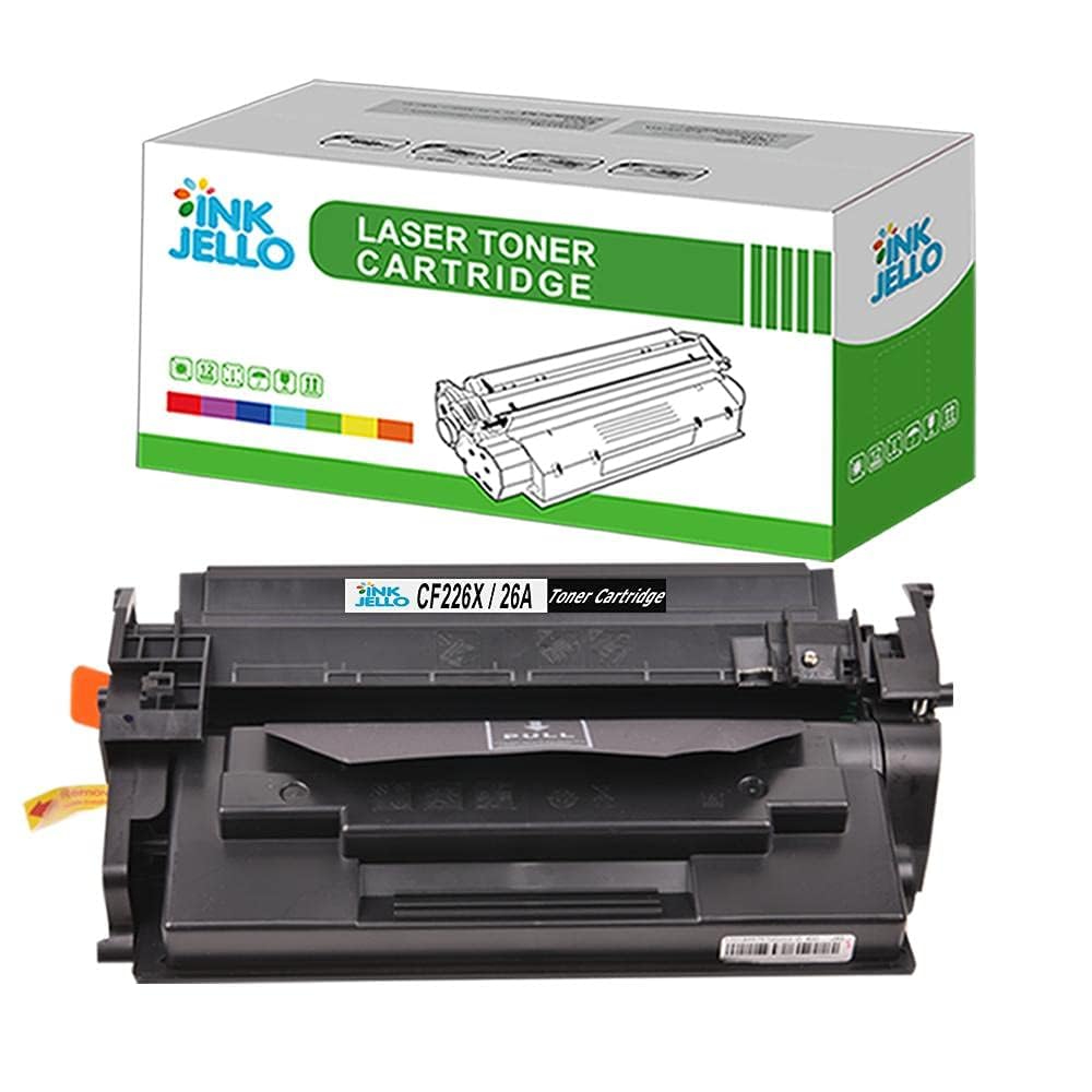 InkJello Compatible Toner Cartridge Replacement for HP Laserjet Pro M402d M402dn M402dw M402n MFP M426dw MFP M426fdn MFP M426fdw CF226X (Black)