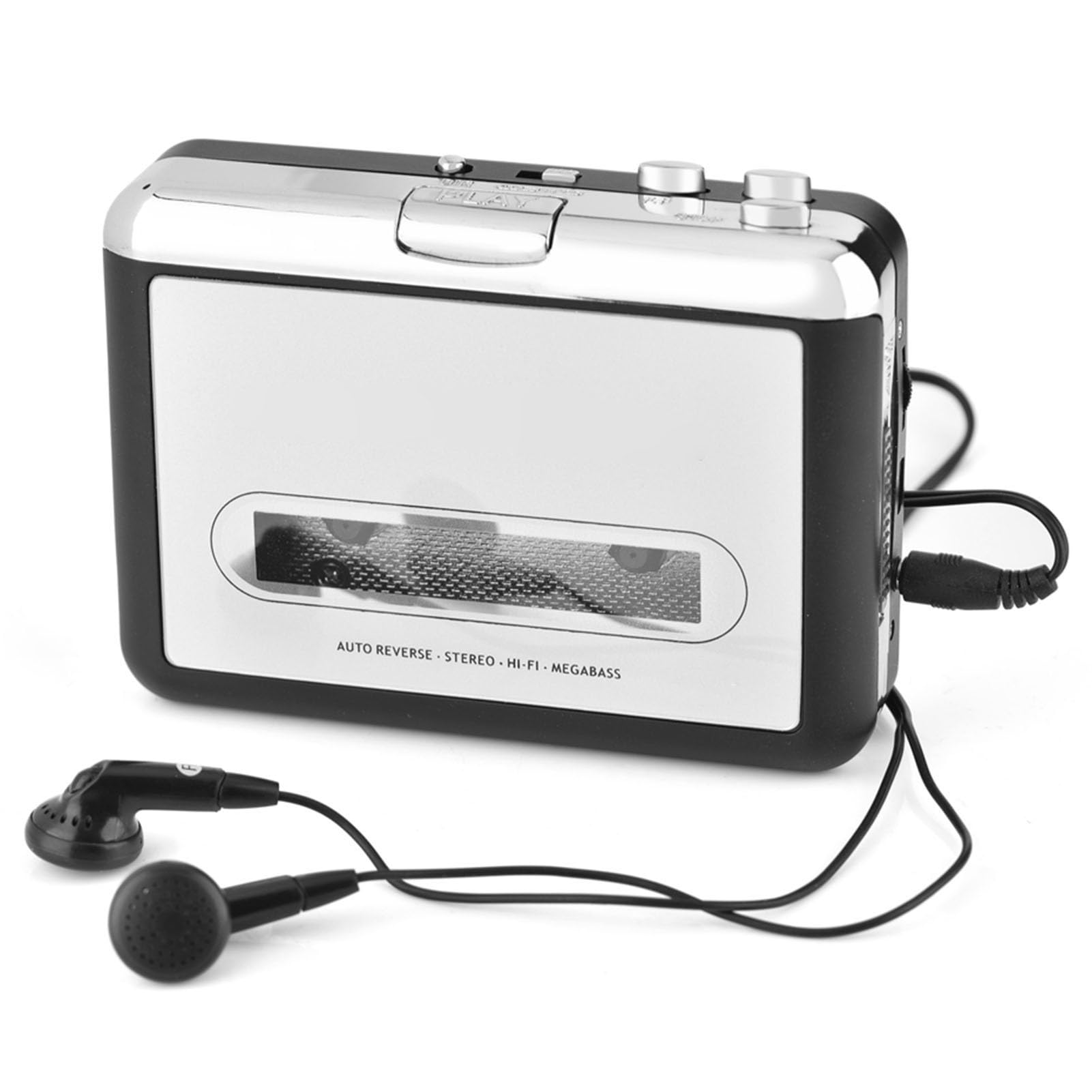Lazmin USB cassette tape player, Portable Cassette Player/Cassette to MP3 Converter Capture Cassette Tape to MP3/CD Audio via USB