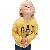 GAP baby-boys Oversized Crewneck Logo Sweatshirt