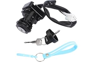 Yingshop Ignition Key Switch Compatible for Kawasaki KVF300 KLF300 KVF360 KVF400 KSF450 KFX450R Prairie Bayou 300 360 400 Arc