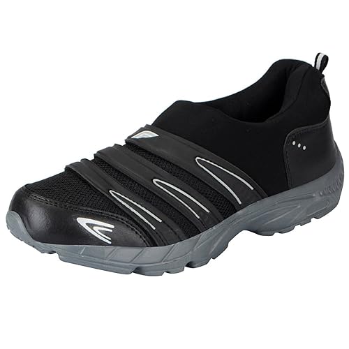 bata black sports shoes