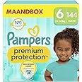 Pampers Premium Protection Size 6, x144 Nappies, 13kg+, Our N°1 for Comfort & Protection for Sensitive Skin