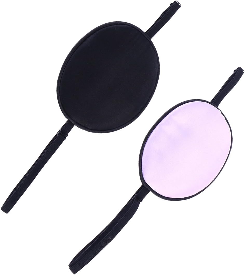 ROSENICE Eye Patch 2 Pieces Silk Elastic Eye Patches Lazy Eye Patches for Adults Lazy Eye Amblyopia Strabismus - Image 5