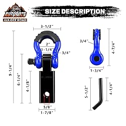 AUTOBOTS Tow Hitch Receiver 2", 45,000 Lbs Break
