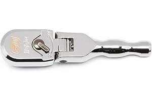 GEARWRENCH 3/8" Drive 120XP Full Polish Chrome Stubby Flex Head Teardrop Ratchet | 81212XP