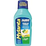 Mylanta Antacid and Gas Relief, Maximum Strength Formula, Classic Flavor, 12 Fluid Ounce