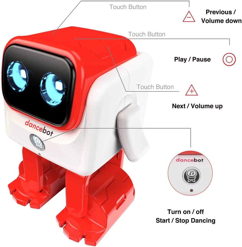 bluetooth dancing robot