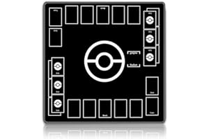 GENERIC Board Game Playmat Size 24x24 inches Mousepad Play Mat for PTCG CCG Big Table Mats with Free Storage Bag (Mat-B)