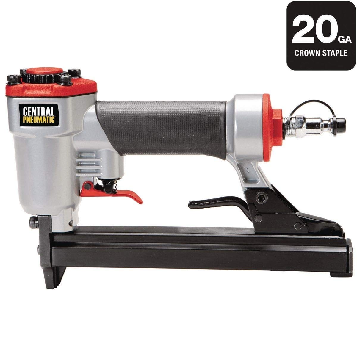 Central Pneumatic 20 Gauge Wide Crown Air Stapler Power Staplers