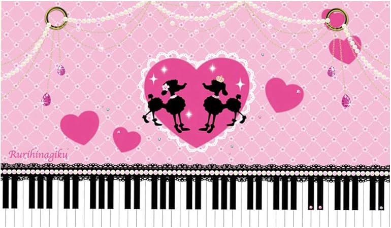 Amazon デスクマット プードルのワルツ ピンク デスクマット 文房具 オフィス用品