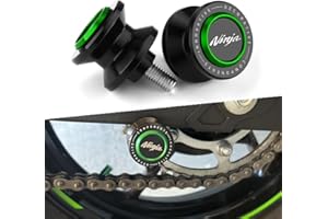 SUPER VICI Motorcycle 8MM Swingarm Spools Sliders Fit For Ninja500 Ninja400 Ninja650 2023 2024 + Ninja 400 500 650 ZX6R ZX10R 1000 SX Rear Stand Frame Sliders ninja Swingarm Spools Accessories GN