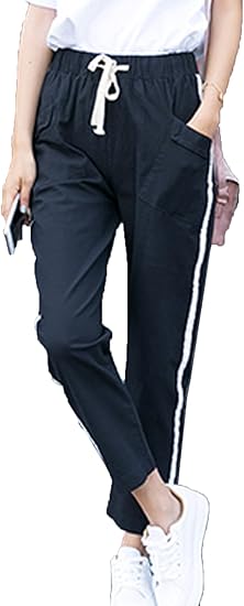 Amazon Heaven Days ヘブンデイズ リネン 綿麻 パンツ コットン 細い スリム ウエスト紐 ポケット ウエストゴム レディース 1706k0758 事務服 オフィス制服 通販