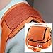 NEX Lunch Bag Double Cooler Carry Bag Insulated Tote Large Capacity with Adjustable Shoulder Strap and Zip Closure Travel Lunch Tote(Orange)