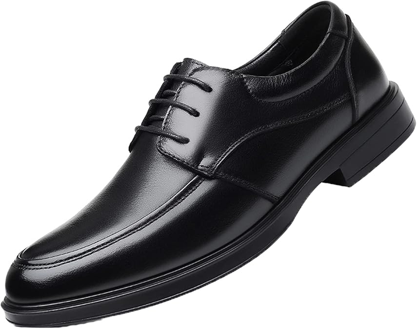 Dress Shoes for Men Classic Solid Color Breathable LowTop LaceUp