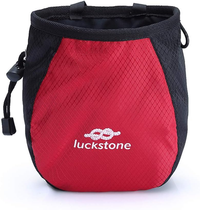 Durable Rock Climbing Chalk Bag for Rock Climbing Bouldering with Waist Belt Non-slip Powder Chalk Bag Chalk Balls & Chalk Bag for Rock Climbing Gymnastics Weightlifting, Suitable for Men and Women