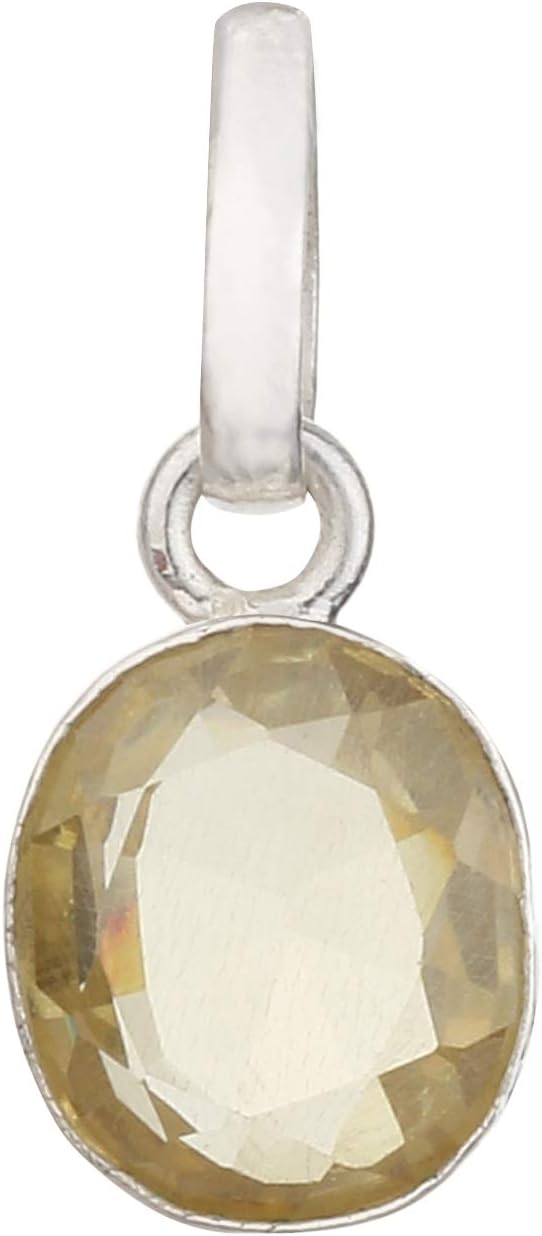 Numerologist Sachinn S Sharma's 9.25 Ct Yellow Sapphire and Jupiter Pendant/Locket for Men and Women