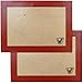Silicone Baking Mat for Toaster Oven - Set of 2 mats (Size 7 7/8