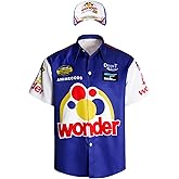 Todeeral Men's Ricky Bobby shirt Talladega Nights adult short sleeve shirt Halloween costume