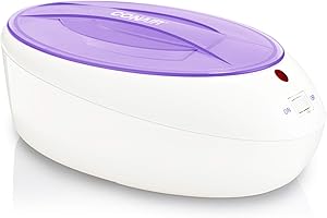 True Glow by Conair Paraffin Bath for Hands and Feet - Moisturizing Treatment With 1lb. Wax - Purple