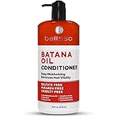 BELLISSO Batana Oil Conditioner for Women and Men - Sulfate Free, Volumizing Treatment for Thinning Hair - Thickening, Volume Boost - 16 Fl Oz