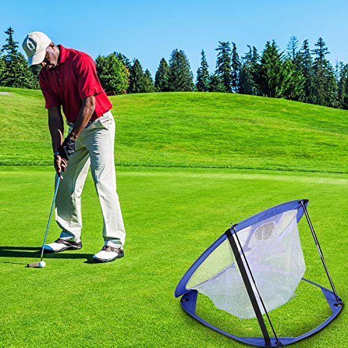 LONGCHAO Pop Up Golf Chipping Net, Golf Target Net for Accuracy and