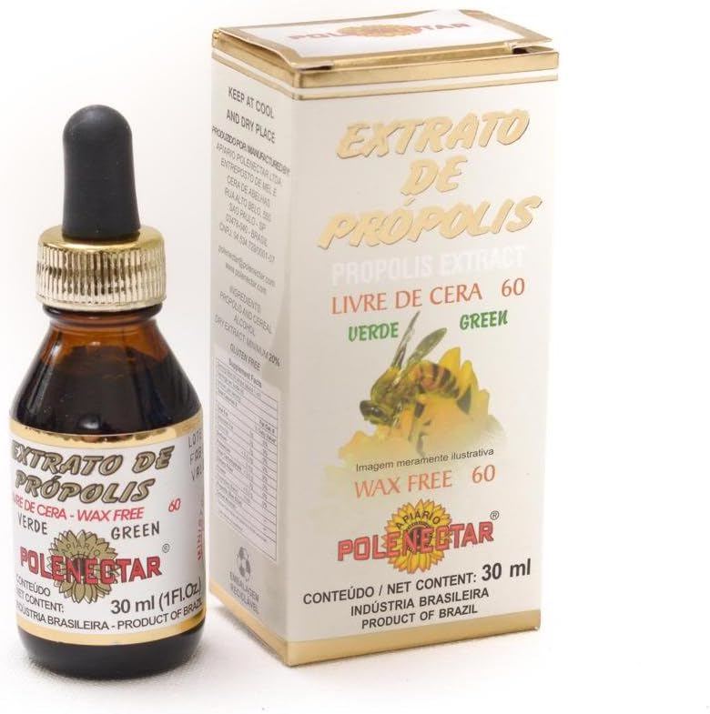 Bee Propolis - Green Brazilian Propolis by Polenectar (60) - 12 Units X 30 ml