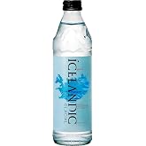 Icelandic Glacial Still (Non-Sparkling) Natural Spring Mineral Water, 11 fl oz (24 Glass Bottles)