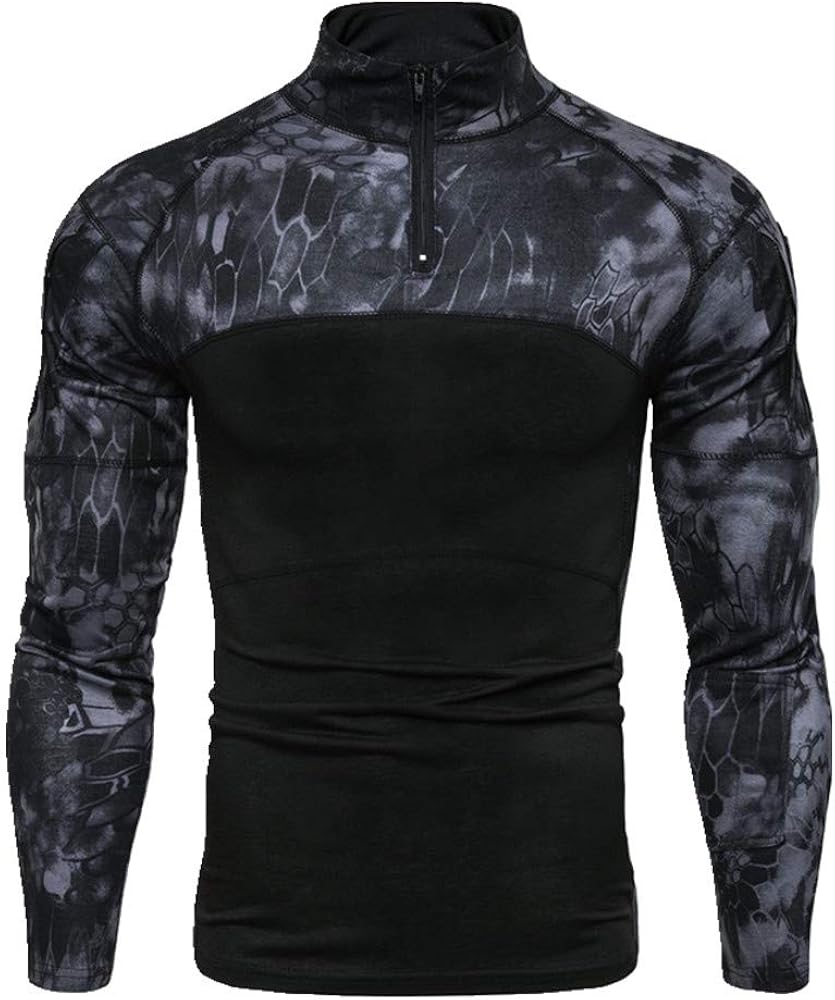 Men's Camouflage Long Sleeve TShirt Amazon.co.uk Clothing