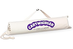 CARTWHIRLER Carrier Bag for Exercise Mats - Kids Workout Bags with Adjustable Strap and Drawstring Closure, Fits All Yoga Mat
