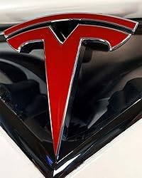 Logo Decal Wrap for Tesla Model S, Refresh, 4-pc