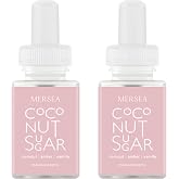 Pura x Mersea Home Diffuser Refill, 2 Pack, Coconut Sugar | Scent Refill for Pura Home Smart Plug-In Wall Diffusers, Clean and Safe, Long-Lasting Fragrance for Home and Office