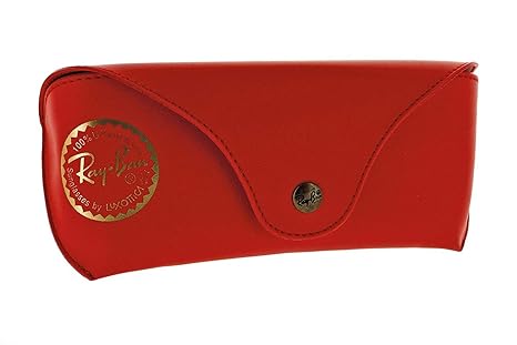 Original Ray-Ban Brillenetui - Größe L - rot