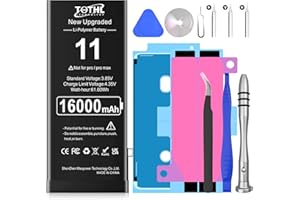 TQTHL Battery Compatible with iPhone 11 (2025 New Upgrade) 0 Cycle Li-Polymer Replacement Battery for iPhone 11, with Professional Repair Tool Kit