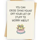 WowBefun Funny Birthday Card | Funny Birthday Cards for Women, Men, Dad, Mom, Brother, Sister, Husband, Friend, and Anyone | Humorous Birthday Gifts | Unique Birthday Decorations