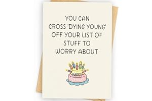 WowBefun Funny Birthday Card | Funny Birthday Cards for Women, Men, Dad, Mom, Brother, Sister, Husband, Friend, and Anyone | Humorous Birthday Gifts | Unique Birthday Decorations