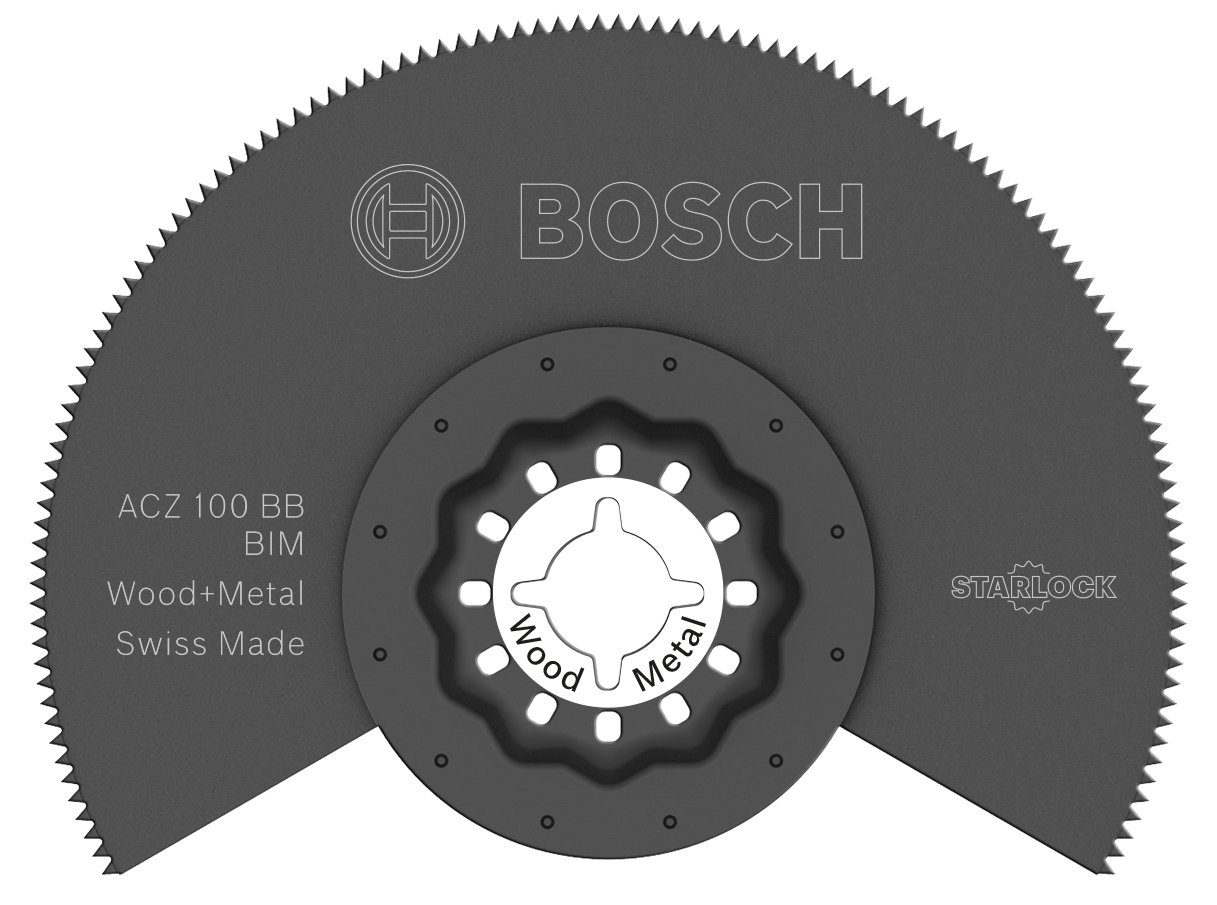 Bosch Professional 1x Segment Blade ACZ 100 BB (for Wood and Metal, 100 mm, Accessory Multitool)