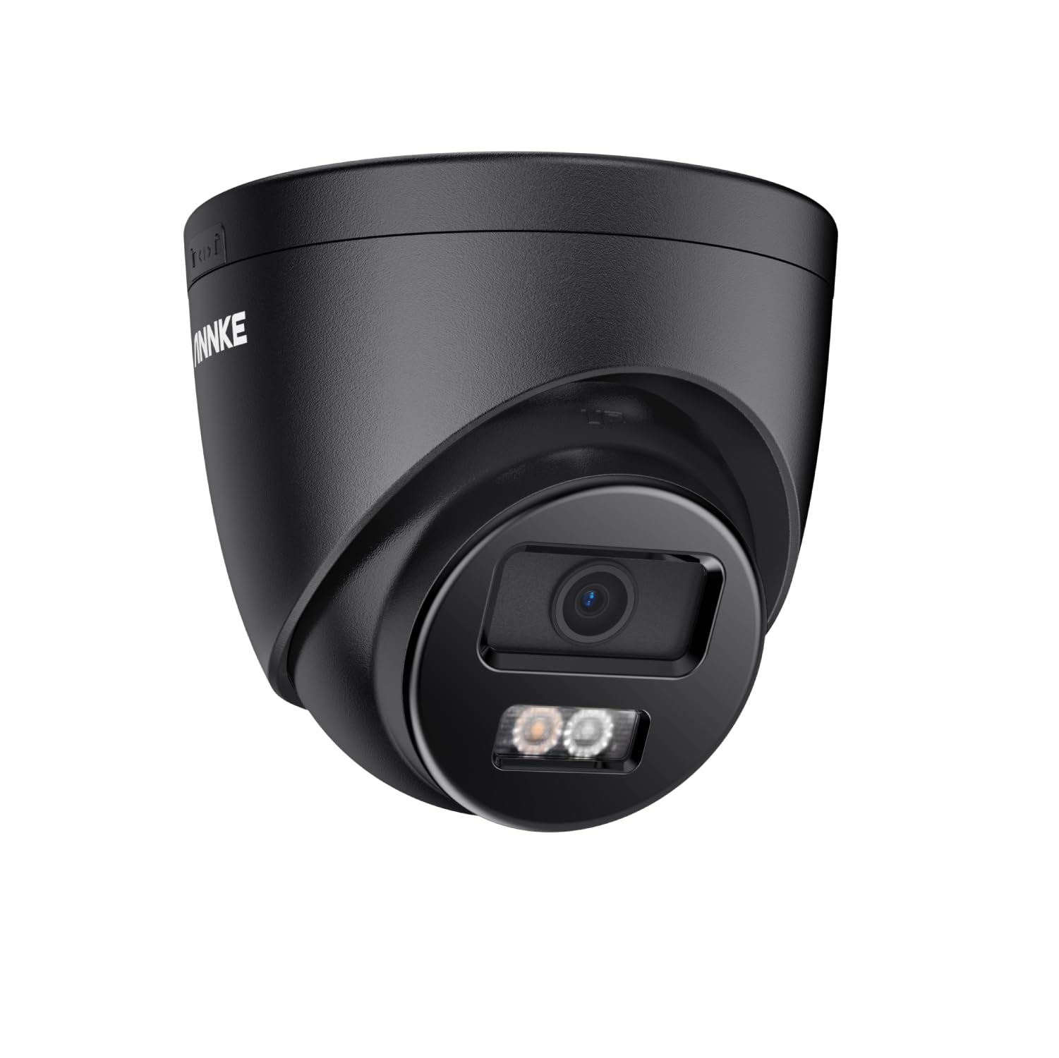 ANNKE 3K PoE CCTV Camera Black, Wired IP Security Camera Outdoor with Spotlight, Colour Night Vision, Smart Human Vehicle Detection, 2 Way Audio, IP67, Up to 512GB SD Card for Home and Business