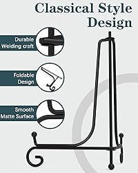 Iron Display Stand 10 Packs, 10 Inches Plate