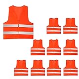Adult's High Visibility Safety Vest with Reflective