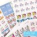 864 Planner Stickers Bundle Set Busy Mom + Every Gal Collection for Every Calendar, Planner and Organizer