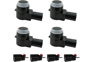 AUTO OCCASION Reverse Backup Sensor Parking Sensor Rear Bumper Park Assist Sensor with Connector Replacement for Buick Enclave Chevrolet Escalad Chevy GMC 25961317 25961321 25962147 15239247 4 Pack