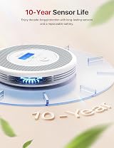 X-Sense Wi-Fi Smoke CO Alarm English Voice Alerts Smart Home Replaceable view 6