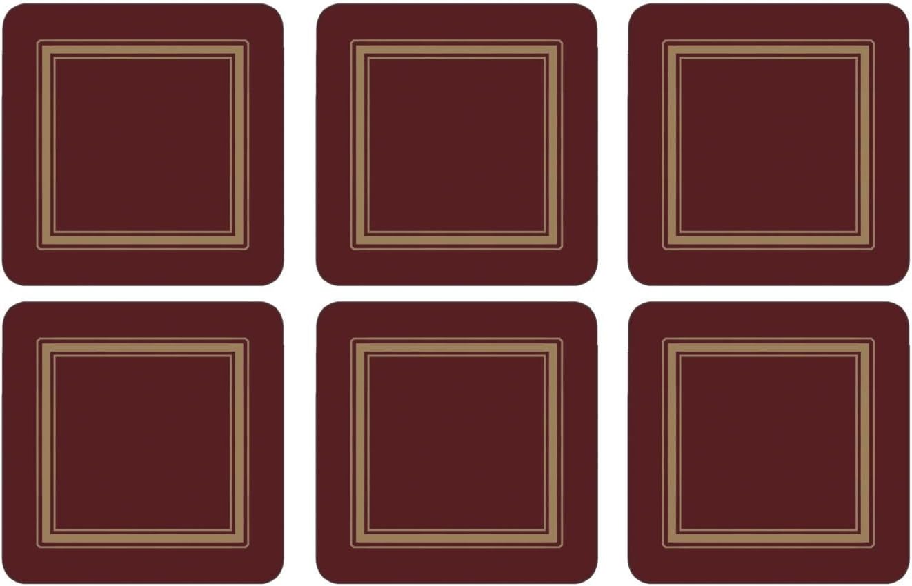 Pimpernel Classic Burgundy, 6 Placemats + 6 Coasters, Red, 30.5cm x 23cm - Image 4