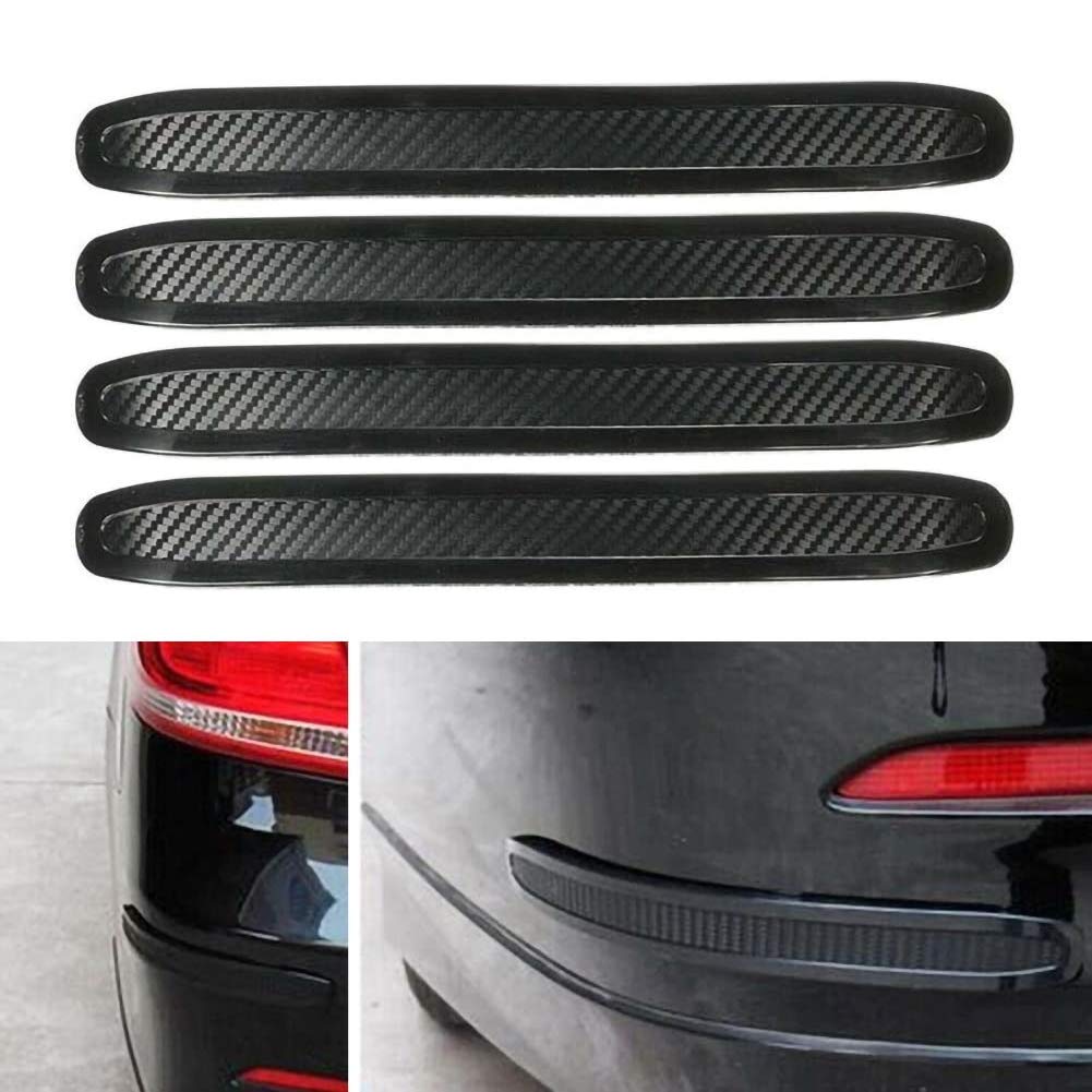 Mayyou 4pcs Universal Car Bumper Corner Rubber Strip Anti-rub Protector Guards Parts