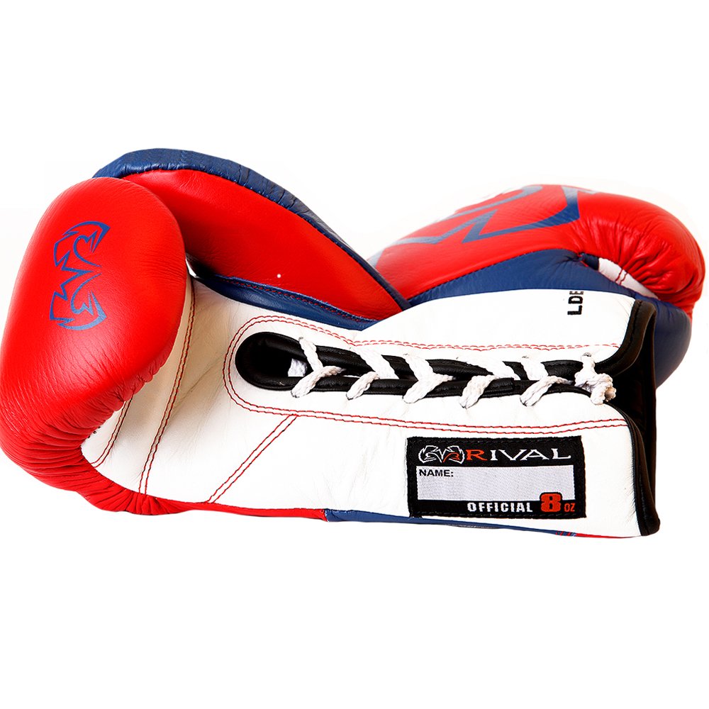 Rival Boxing RFX Custom HDE Guerrero Fight Gloves 10 oz. Red/Blue